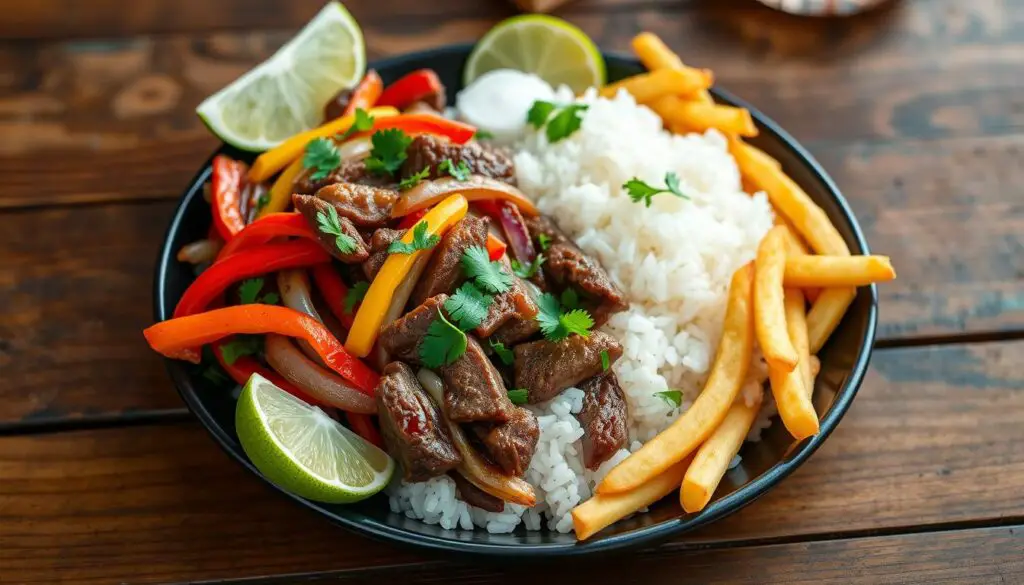 Lomo Saltado Dish